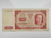 Banknot Polska - 100 zł z 1948 r. ser. EG