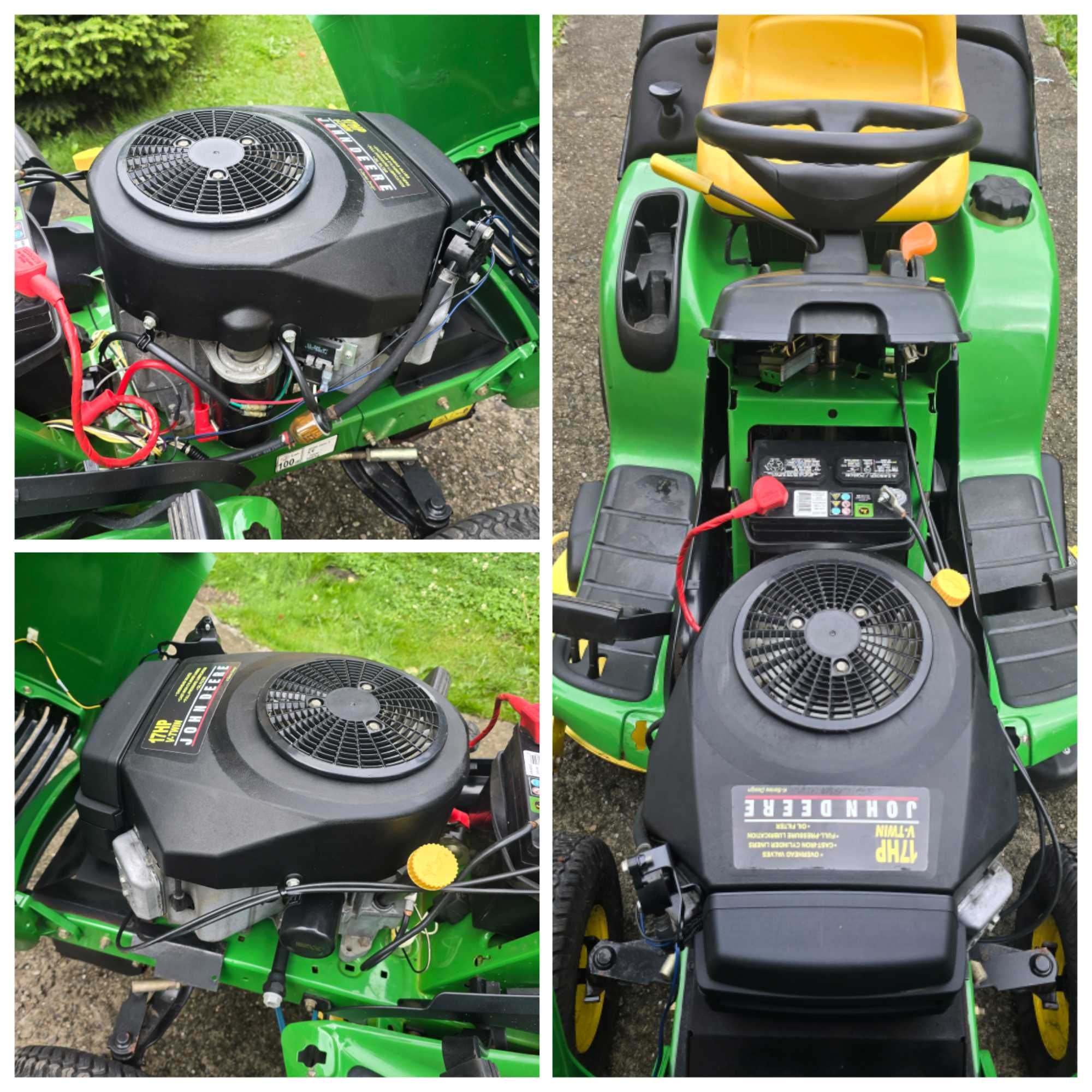 Traktorek kosiarka John Deere LTR 180 17KM v-ka Kawasaki Oryginał Stan