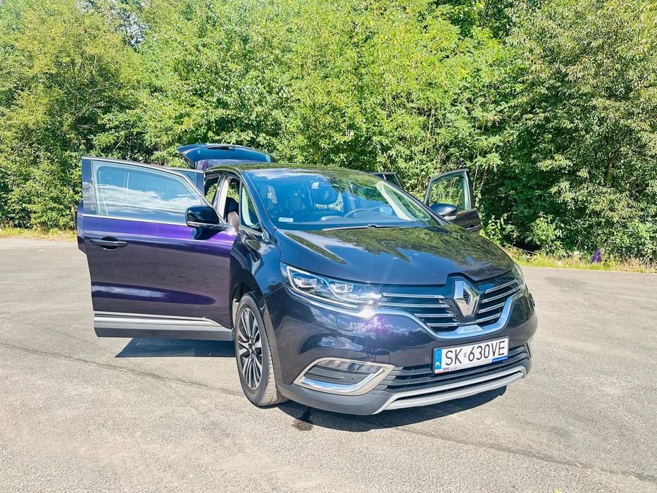 Renault Espace Initiale Paris duża panorama 7 osobowy automat 4control pakiet zimowy