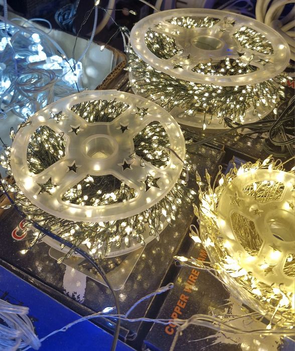 Гірдянда Роса,  Штора Роса, Мішура або Хвойна Лапа, вулична гірлянда