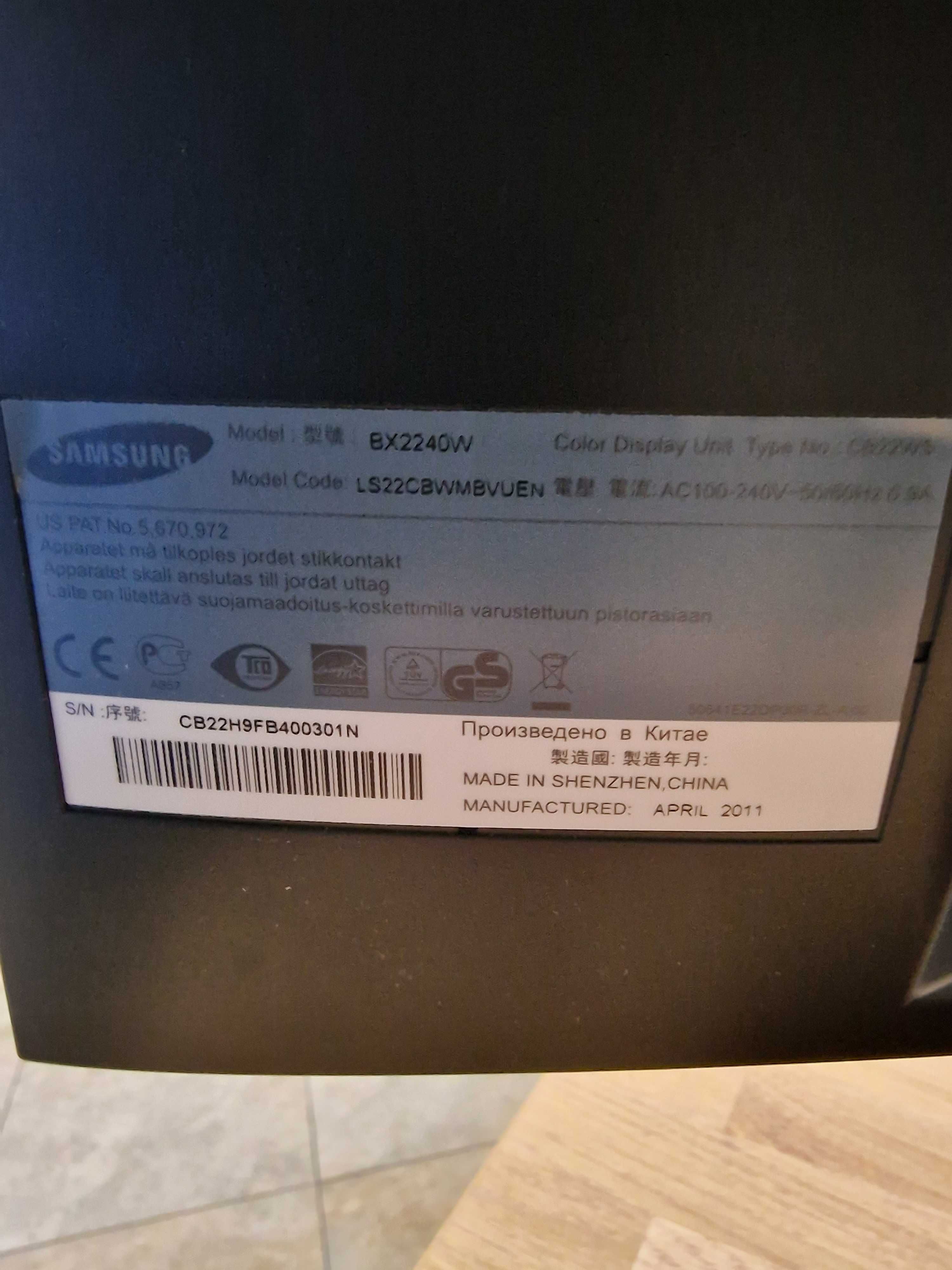 Monitor LED Samsung BX2240