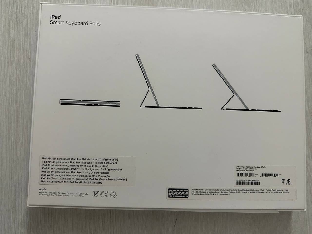 Чохол клавіатура Apple для IPad 10,9/11’ Smart Keyboard Folio