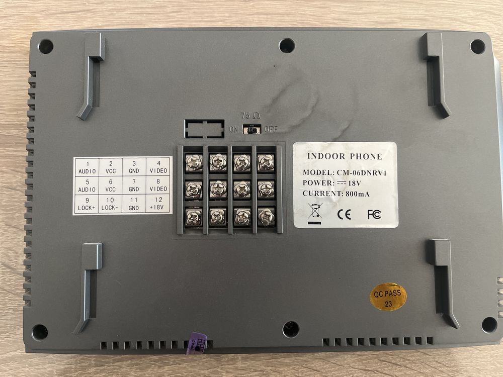 Wideodomofon Genway CM-06DNRV1