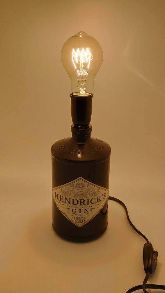 Candeeiro vintage garrafa Hendrick2s