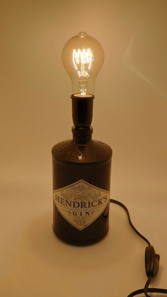 Candeeiro vintage garrafa Hendrick2s