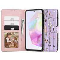 Tech-Protect Wallet Galaxy A35 5G Garden Violet