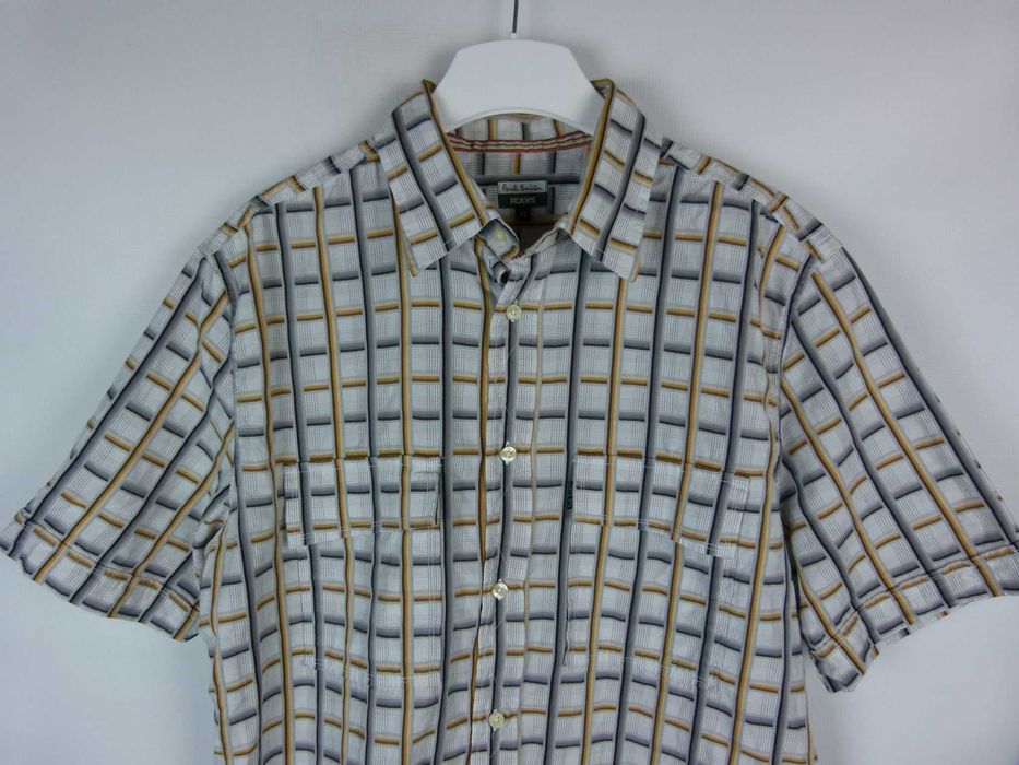 Paul Smith koszula krata bawełna / XL