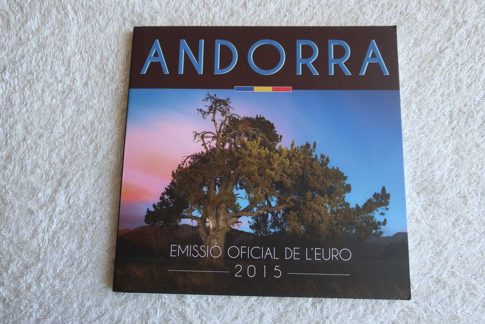 Carteira set Moedas EURO Coins - ANDORRA (Vários Anos)