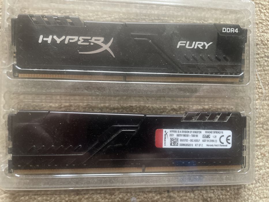 Оперативная память Kingston HyperX Fury 16GB (2×8GB) DDR4