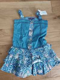 Sukienka dla dziewczynki 98-104cm Nowa