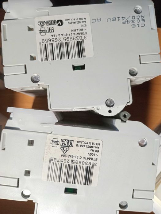 Автоматичний вимикач ETI ETIMAT 3P C10. C16. C25.