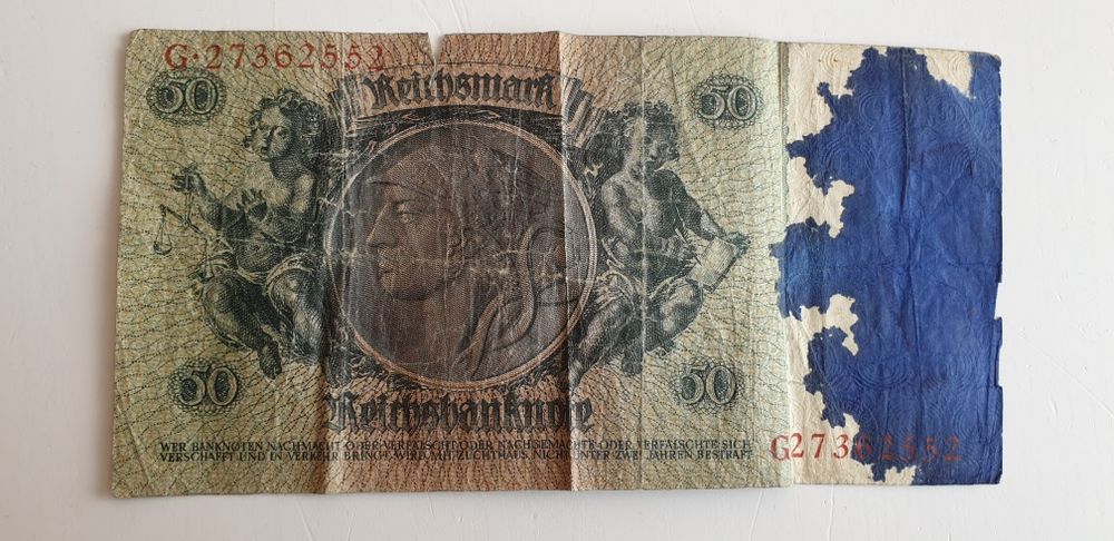 Stare banknoty polskie i niemieckie