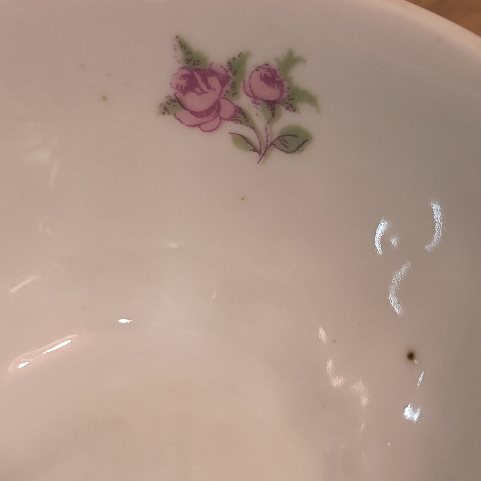 Filiżanka z talerzykiem Carl Tielsch porcelana Wałbrzych Krzysztof