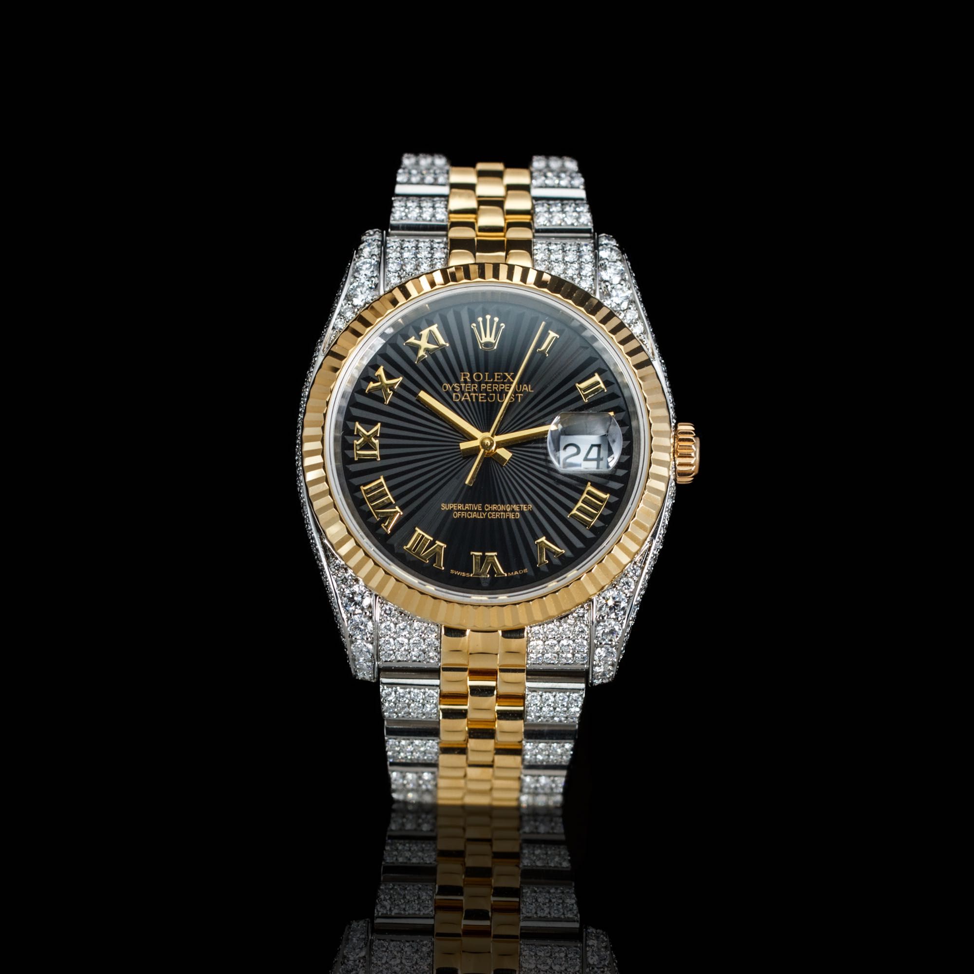 Diamentowy zegarek Rolex Datejust 36