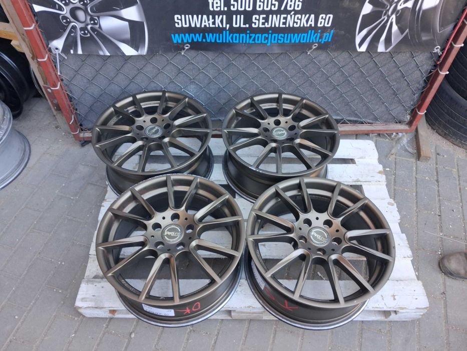 4x brązowe felgi R17 5x112 Skoda Superb Octavia Vw Golf Passat Audi
