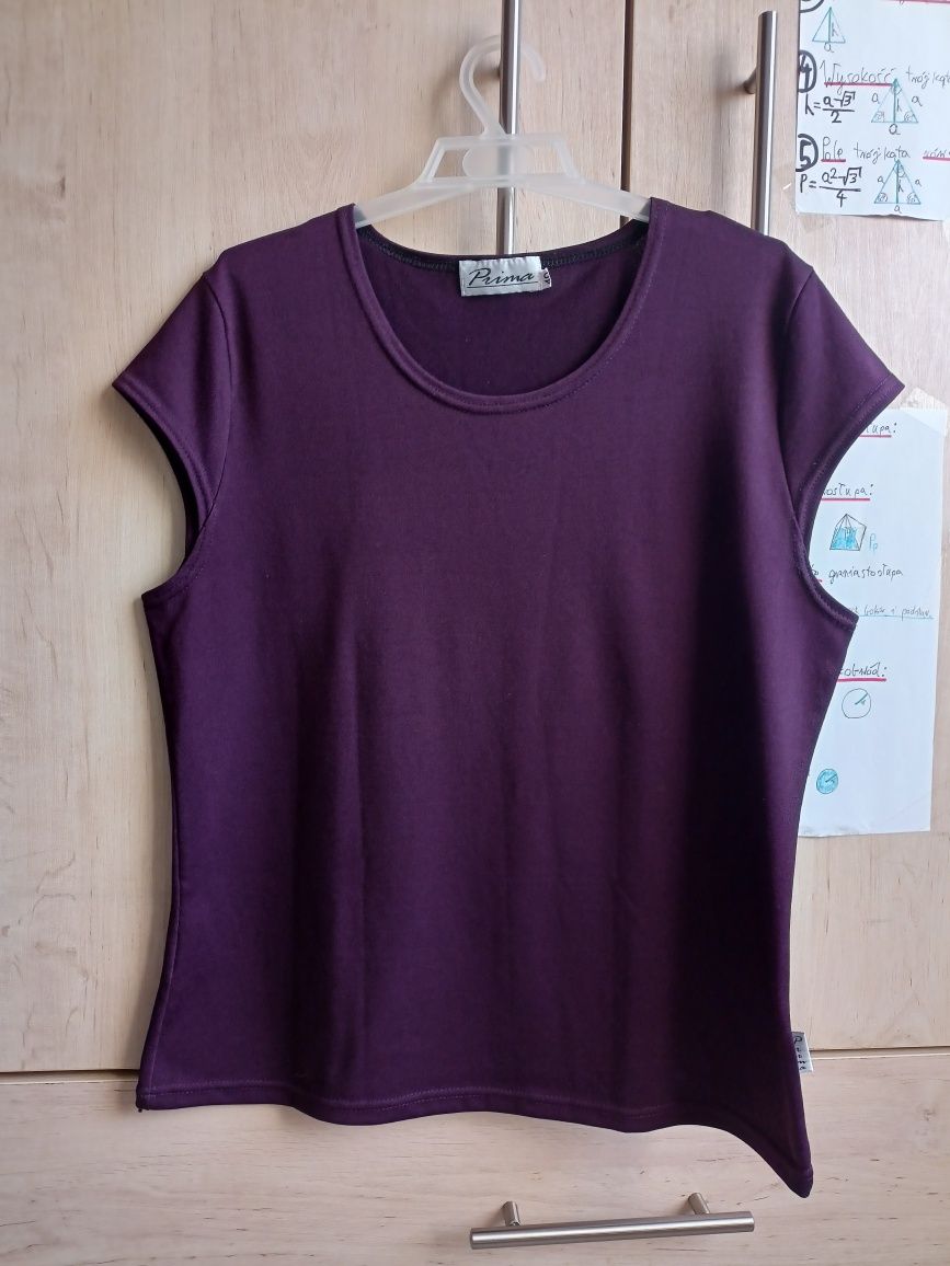 T-shirt koloru fioletowego / Prima / roz. L
