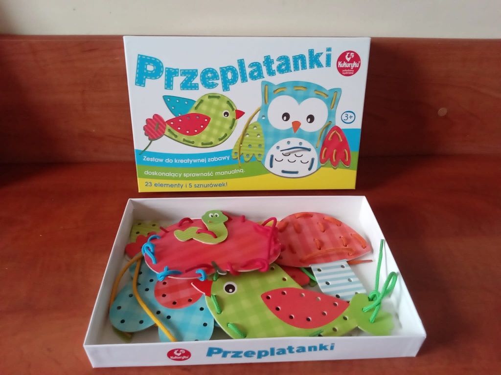 Przeplatanki, zestaw do kreatywnej zabawy manualnej.