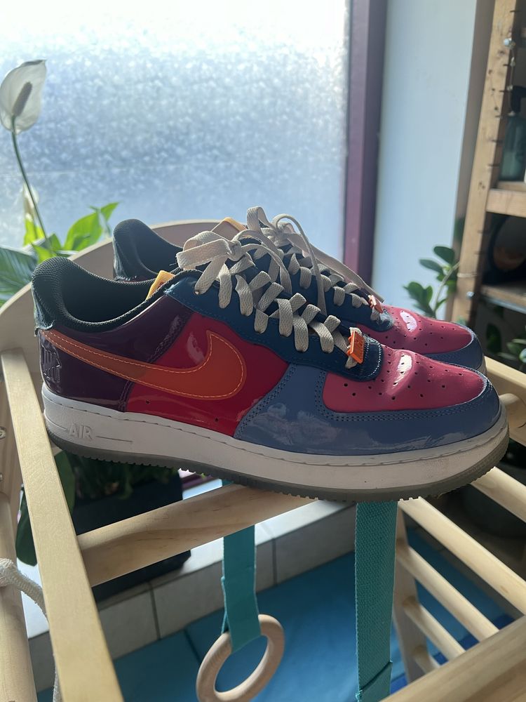 Nike Air Force low undefeated multi patent