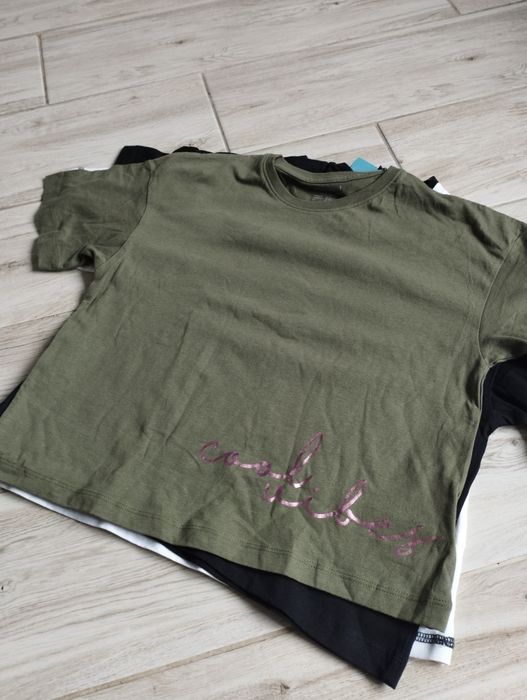 Koszulki t-shirty dziewczęce młodzieżowe 134/140