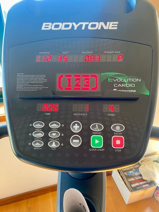 Bicicleta estática bodytone como nova