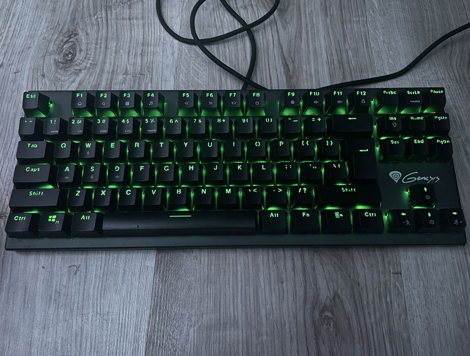 Klawiatura mechaniczna GENESIS THOR 300 TKL Green Blue Switches