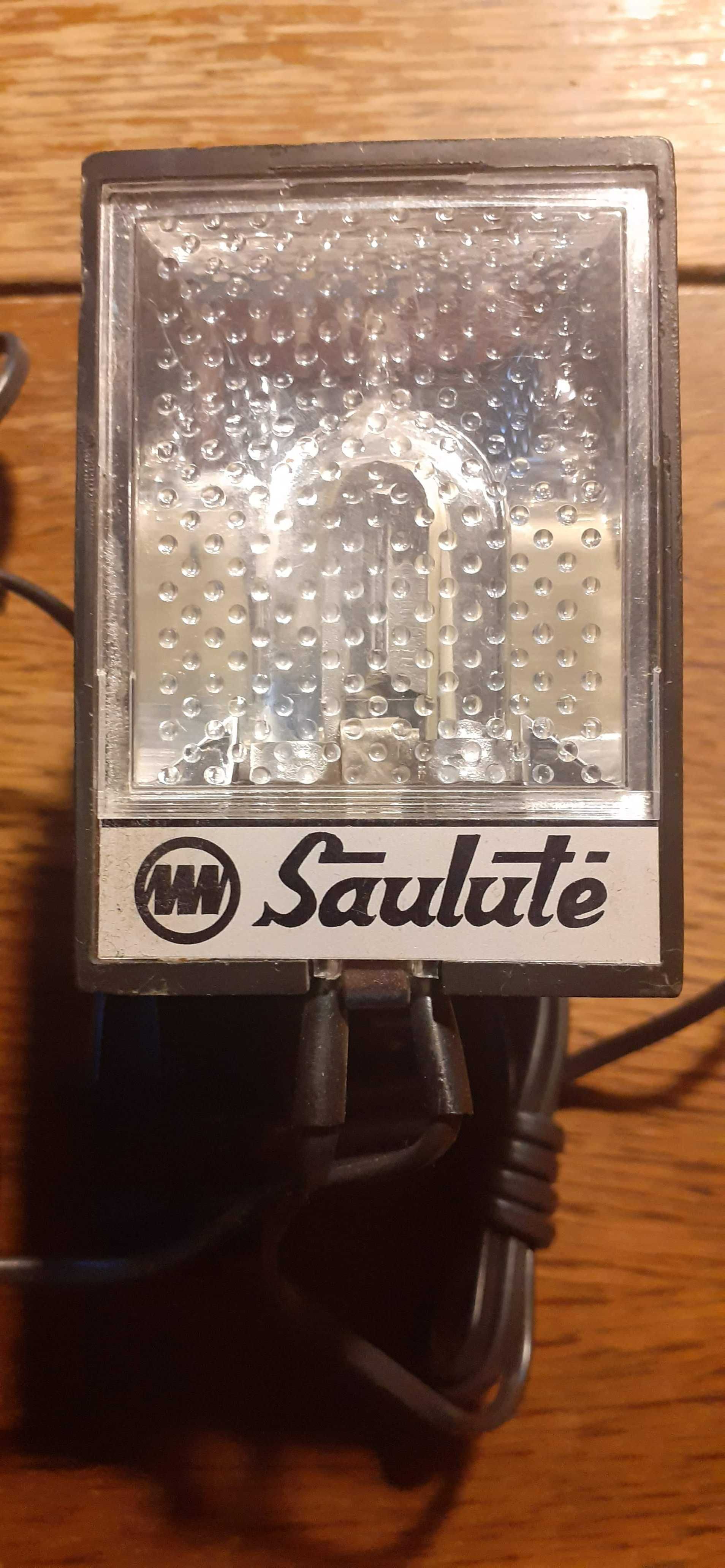 Lampa błyskowa SAULUTE. Vintage, PRL.