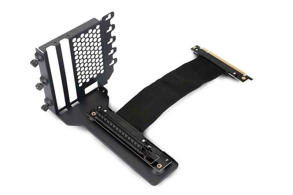 Кабель-райзер PHANTEKS PCI-E 16x 4.0 BLACK/WHITE 22 cm (В наличии!)