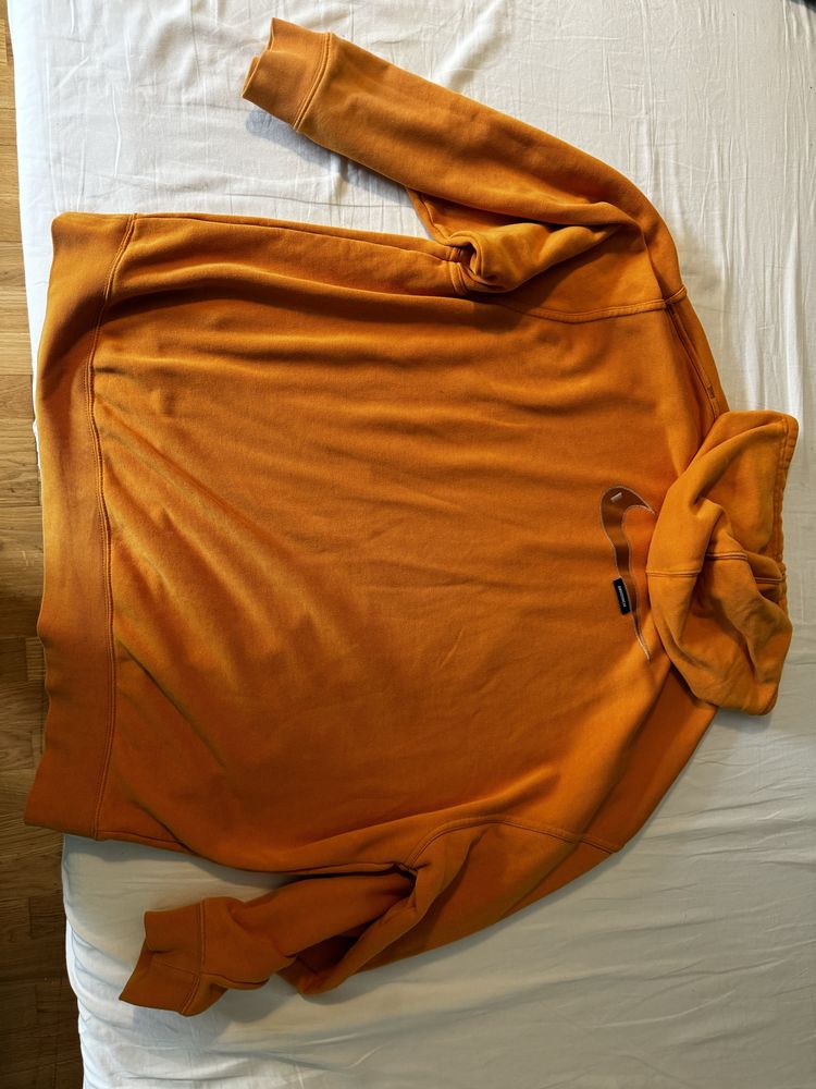 Жіноче худі помаранчеве для вагітних nike s/m oversize