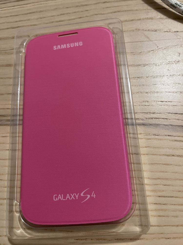 Otwierane etui na Samsung GALAXY S4 różowe