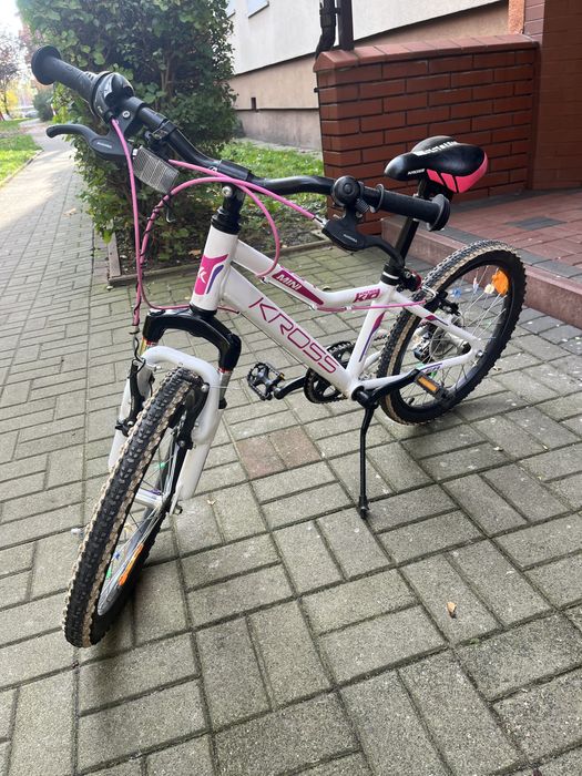 Rower Kross dla dziewczynki różowy rozmiar 20