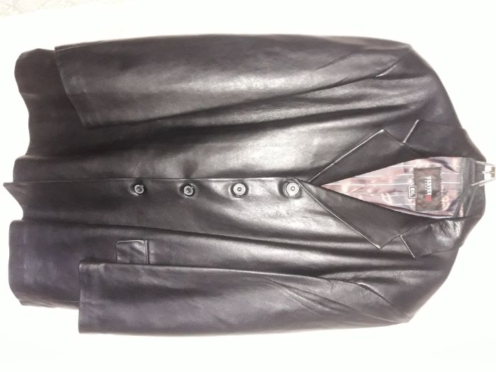 Классический мужской пиджак Vertex, нат. кожа, НОВЫЙ!56размер