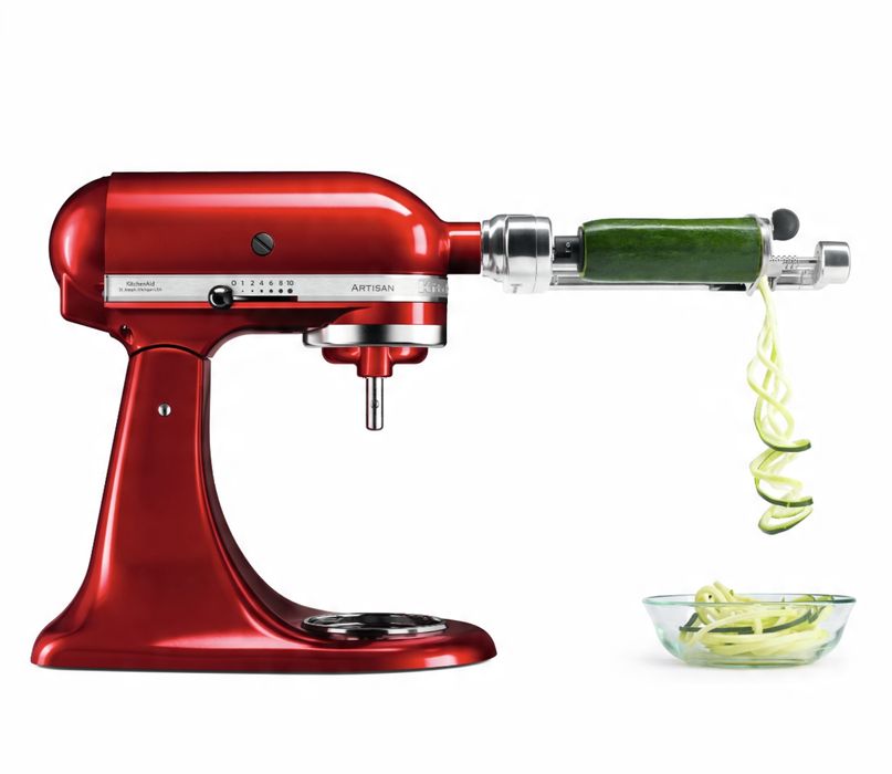 Spiralizer KitchenAid 5KSM1APC nóż spiralny, metal, 1,77 kg, srebrny