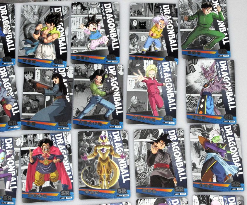 Full Set 25 Dragon Ball SR cards