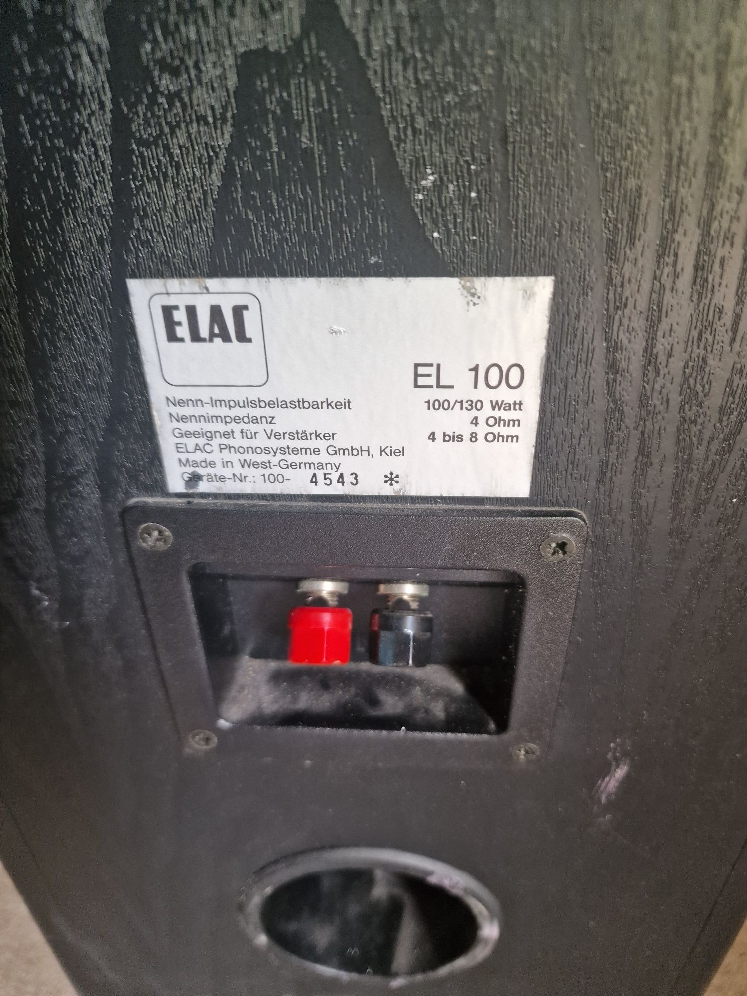 Kolumny elac el-100