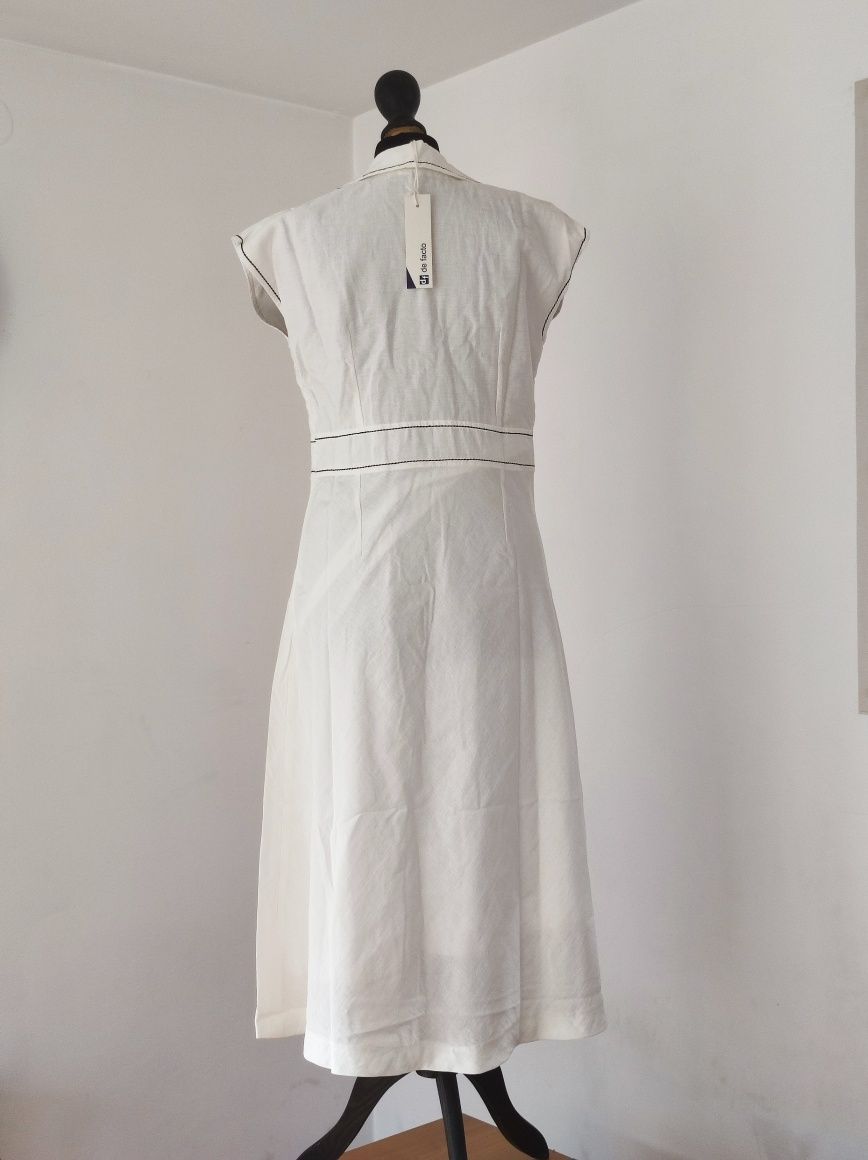 Sukienka biała wiosna/lato 2023