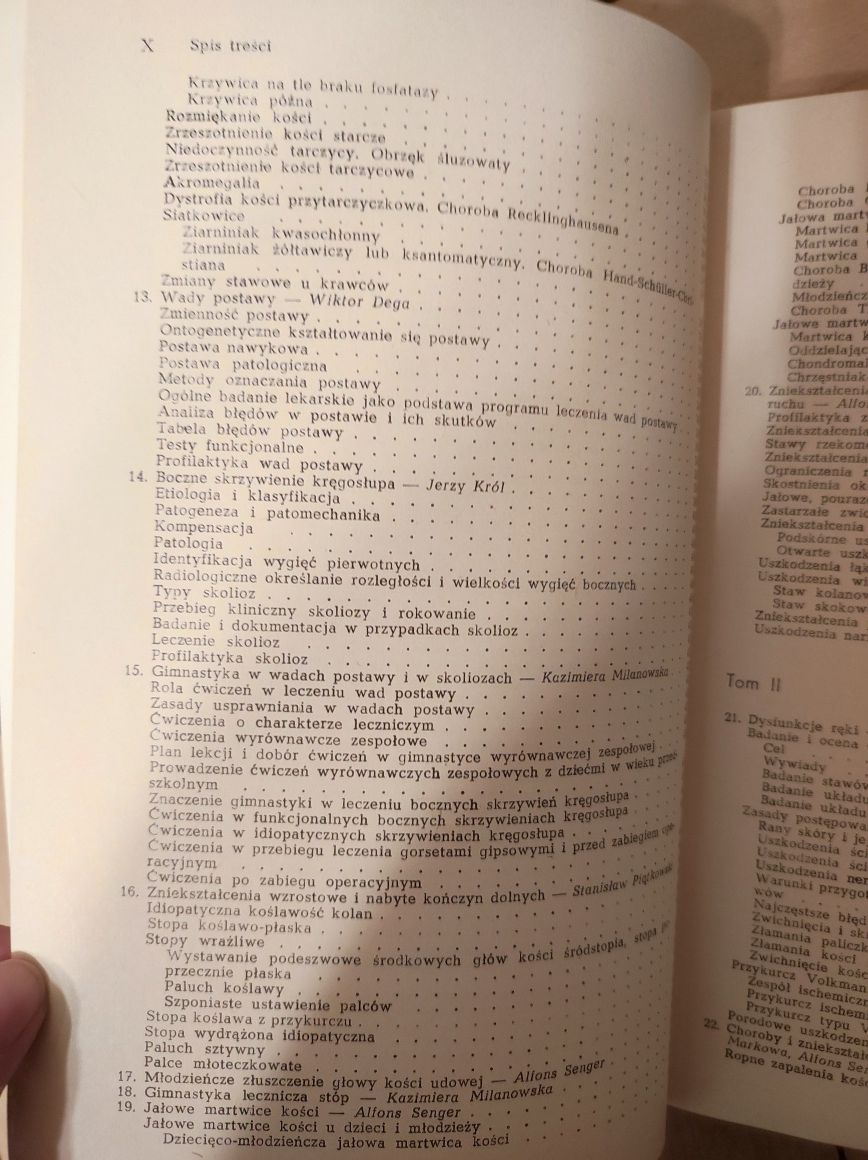 Ortopedia i rehabilitacja Degi tom II