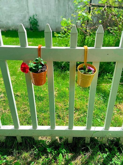 Doniczki na kwiaty 10 sztuk do ogrodu na taras balkon kolorowe GRATIS