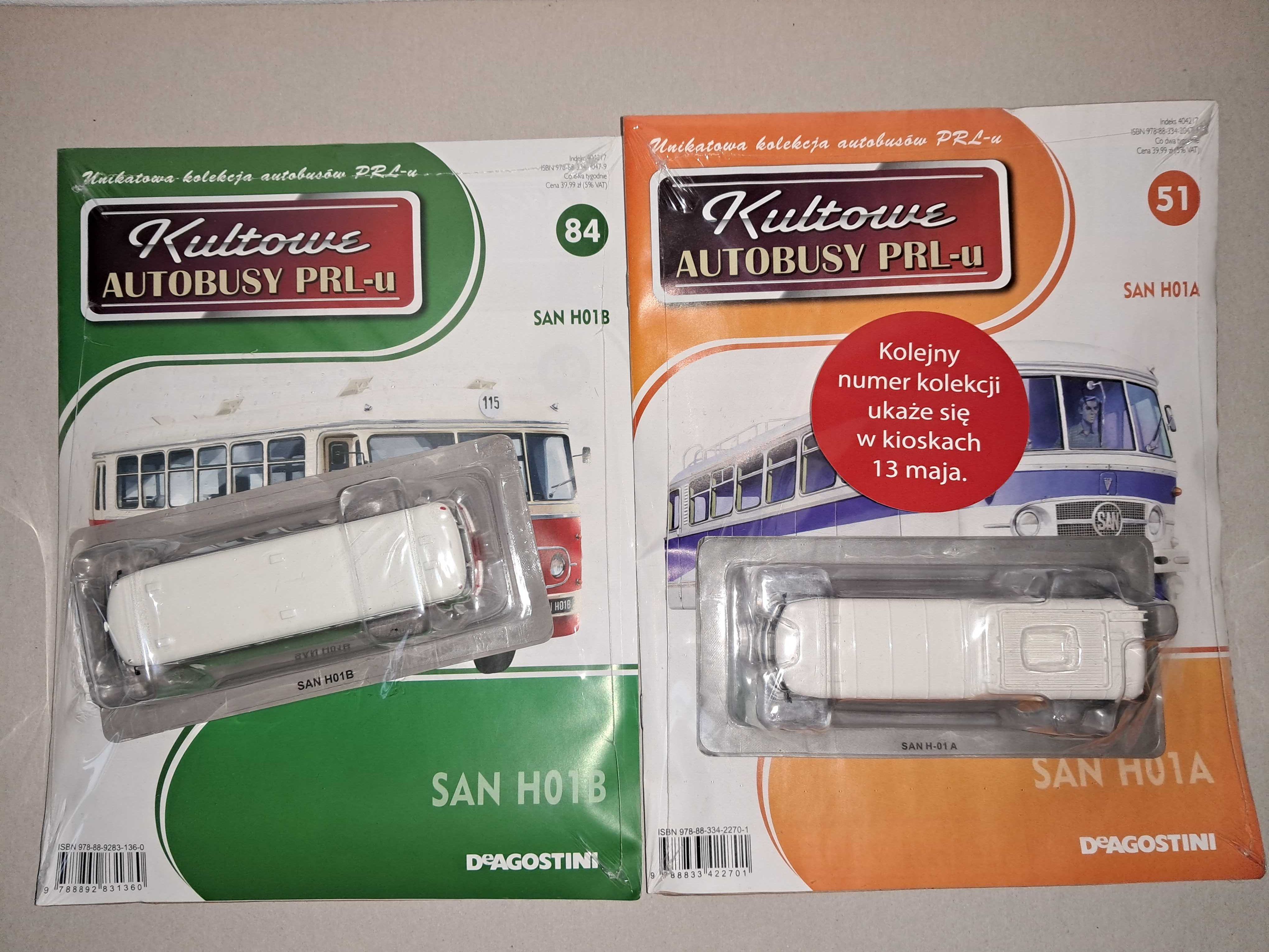 2x Kultowe autobusy San H01A i San H01B