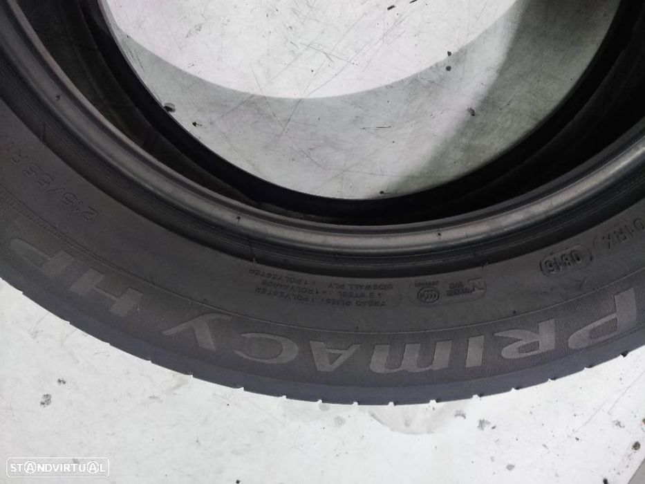 2 pneus semi novos 215-55r17 michelin - oferta dos portes 100 EUROS