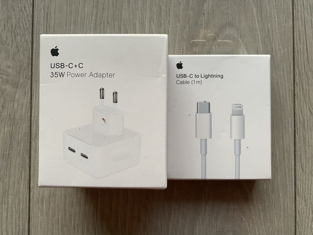 Ładowarka Apple 35W 2x USB-C + Kabel Iphone