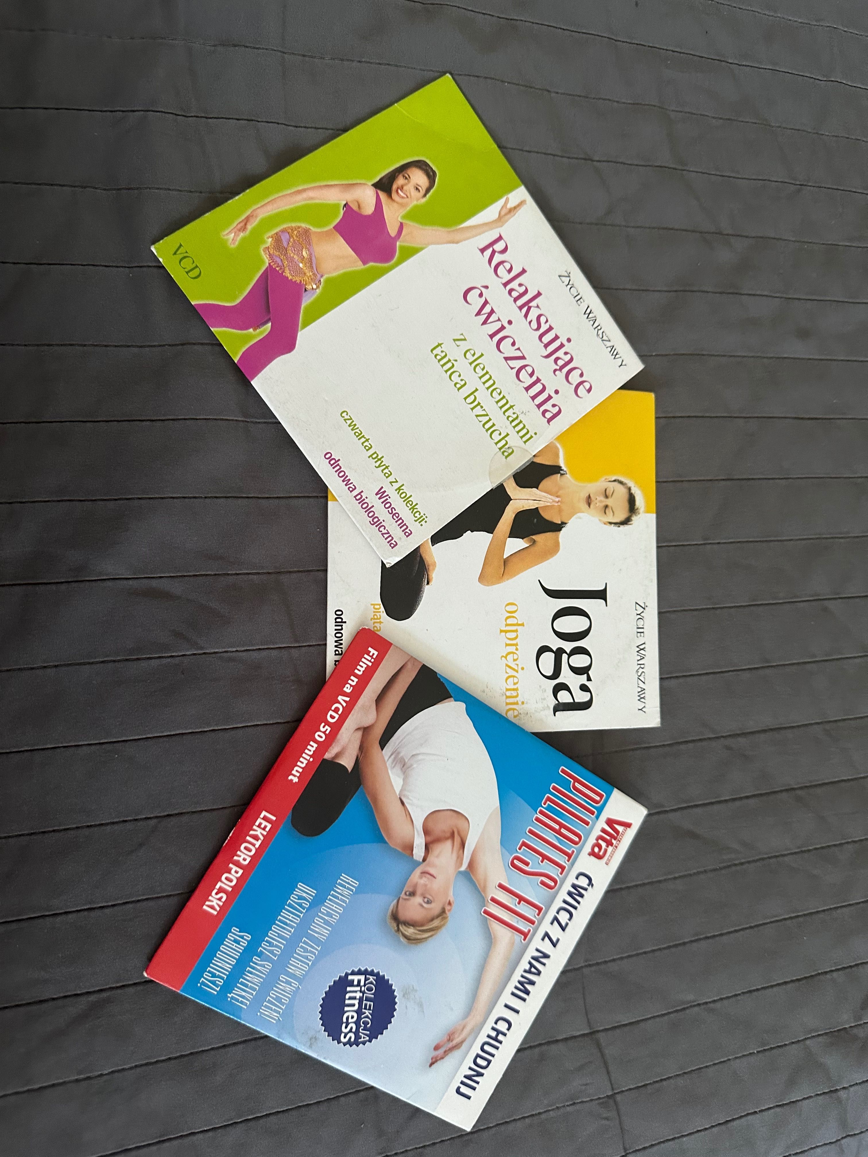 Płyty DVD z ćwiczeniami joga pilates ćwiczenia relaksujące