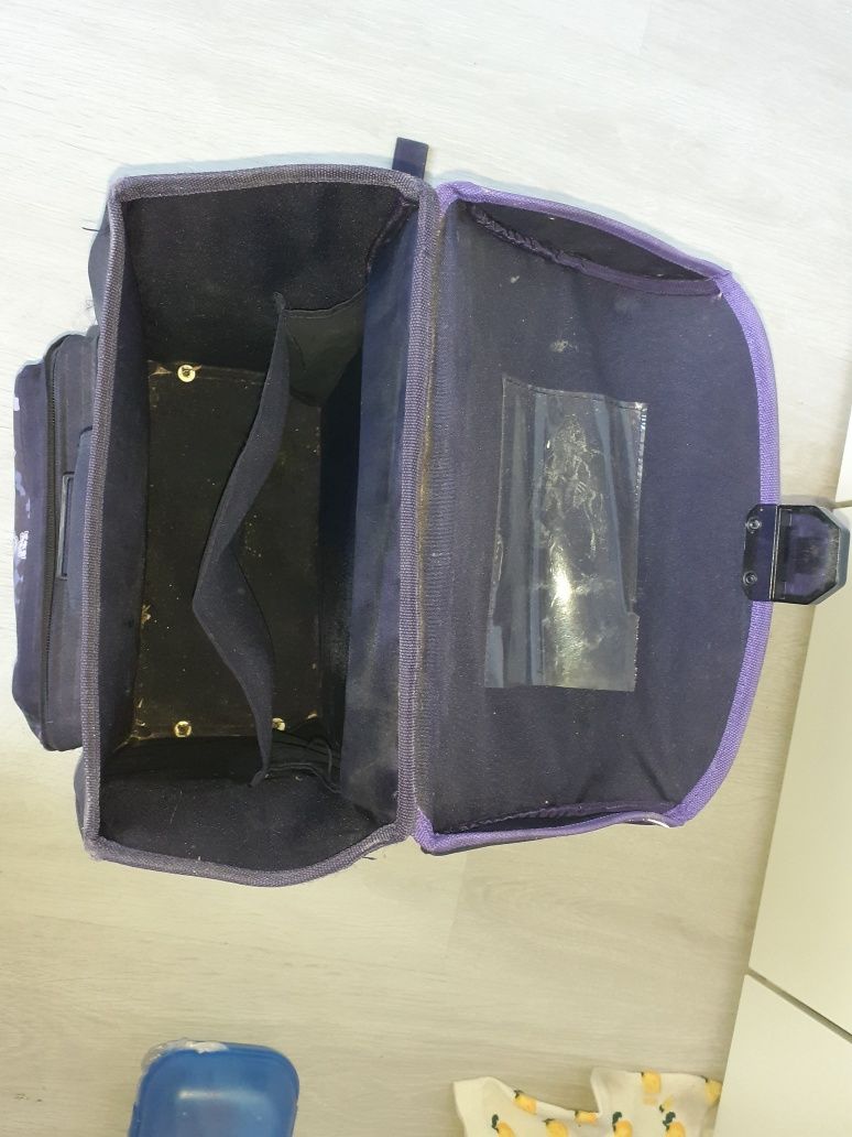 Tornister Herlitz Princess kolor fioletowy, używany