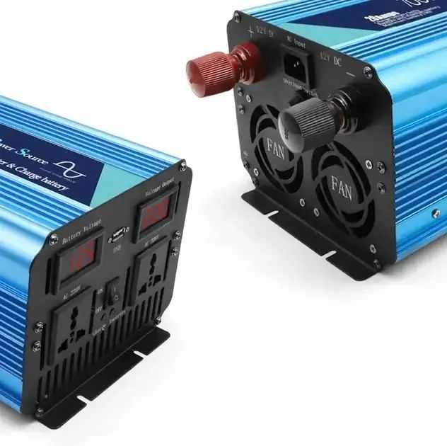 БОЛЬШОЙ Инвертор 7000W 12/220v с зарядкой аккумулятора ЧИСТЫЙ СИНУС