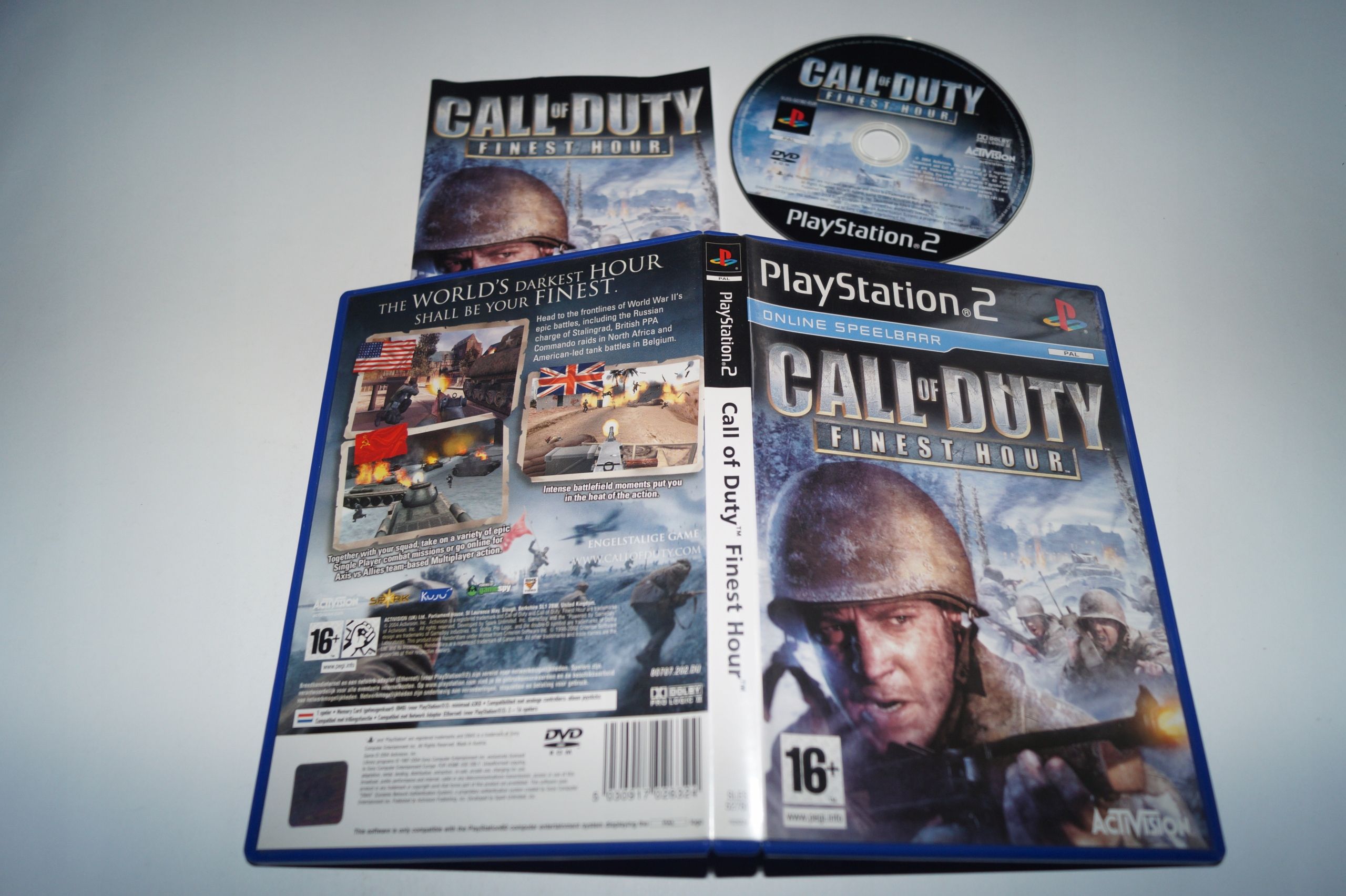 Call Of Duty Finest Hour Playstation 2 (Ps2) Pudełkowa