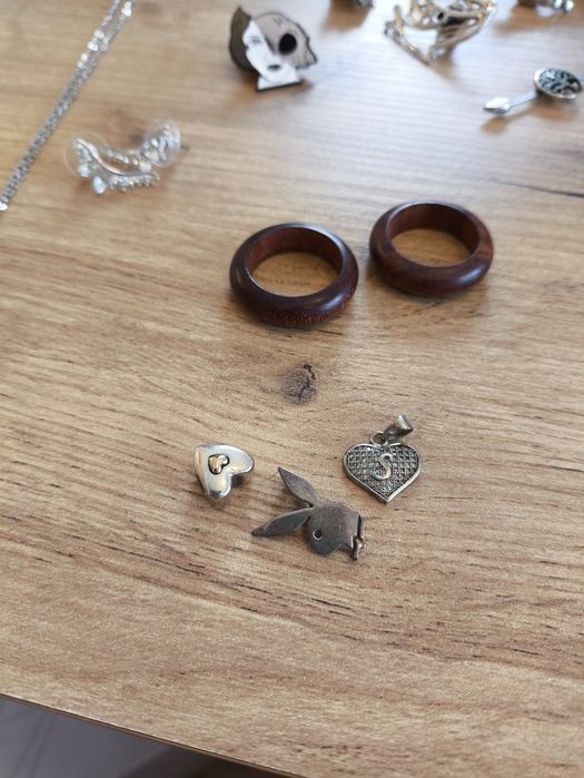 Zestaw biżuterii różne marki, Oriflame, pandora, srebro, stał chirurgi