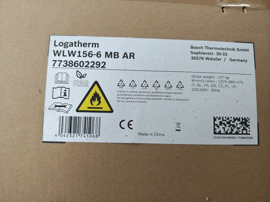 Buderus WLW156-6 MB AR pompa ciepła 6kw