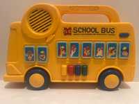 Szkolny autobus z liczydłem i zwierzątkami School Bus dla dzieci