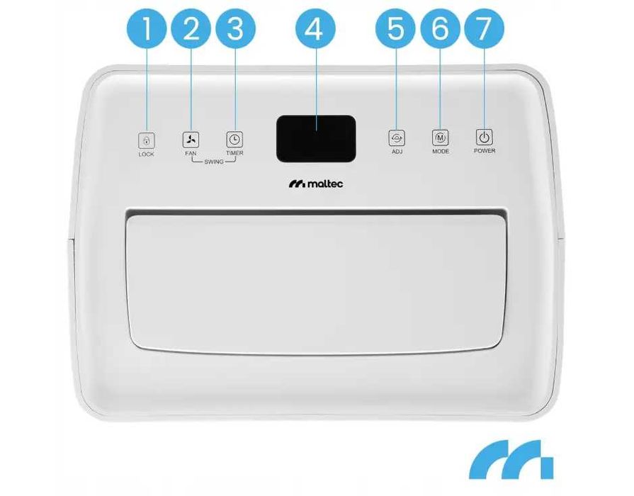 Осушувач повітря MalTec 330 Вт 20 л/24 год поглинач вологи осушитель