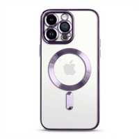 Etui Iphone 13/14/15 Plus Pro Max Magsafe Case Obudowa Plecki Purpura