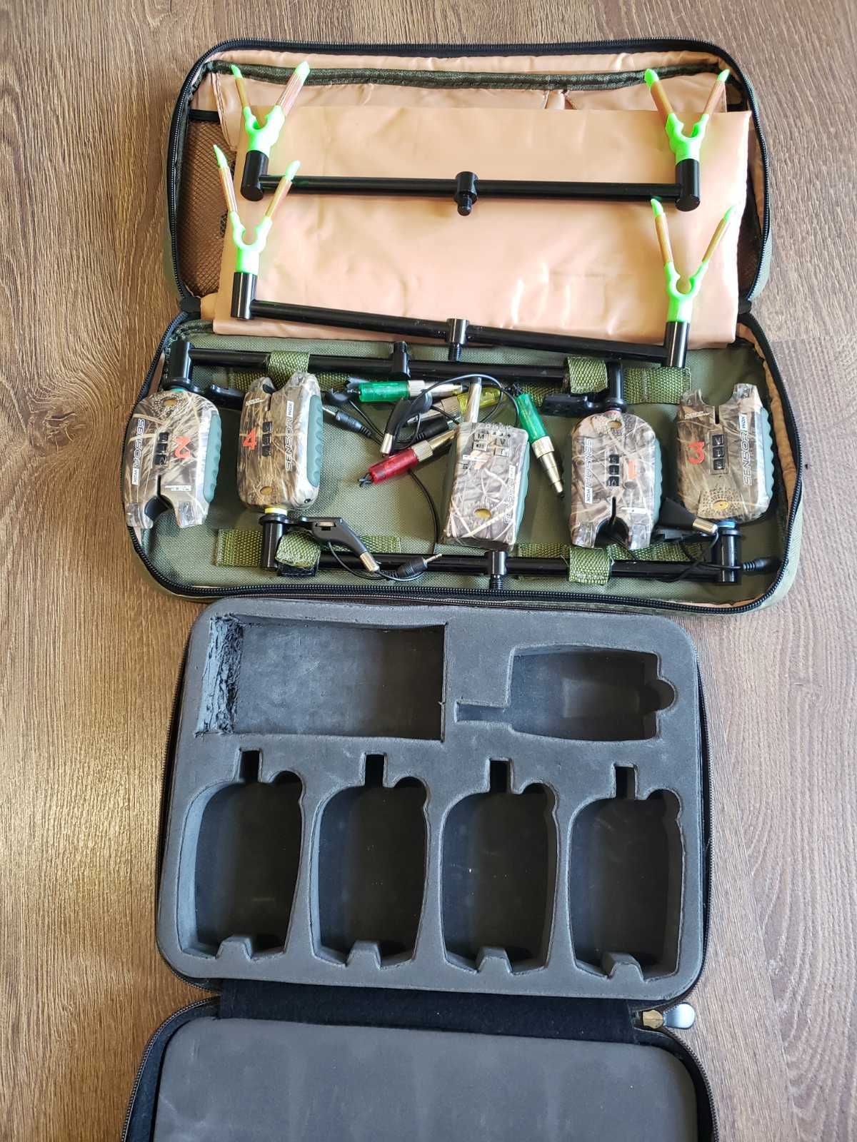 Набір сигналізаторів клювання Carp Academy Sensor WDX Camo 4+1